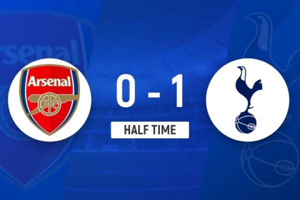 半场-阿森纳0-1热刺 萨尔中圈吊射破门理查利森失良机