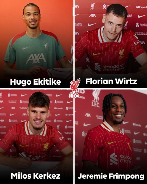 剑指卫冕！利物浦上赛季夺英超冠军，今夏已花3亿欧签下4名新援