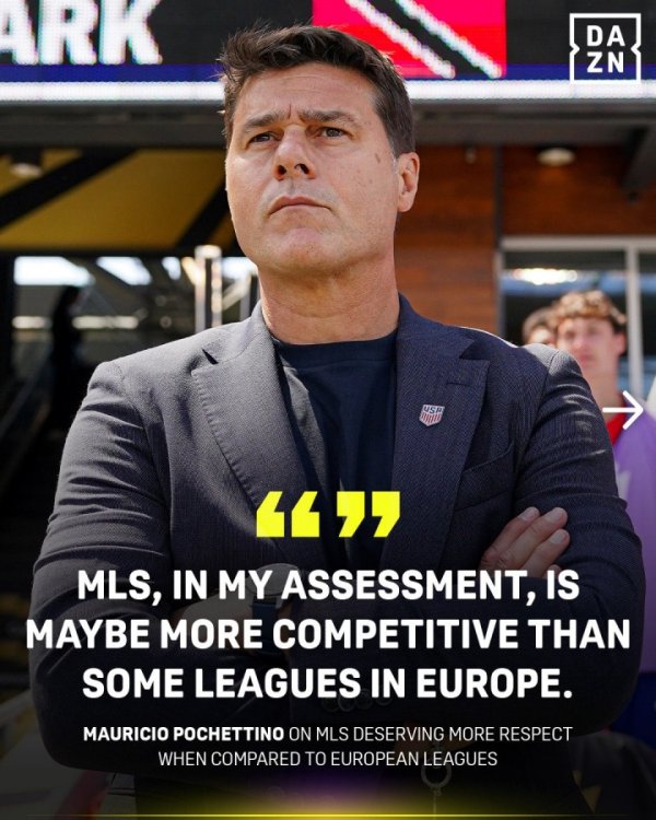 波切蒂诺：没必要转会欧洲，无意好意思职联比一些欧洲联赛更有竞争力