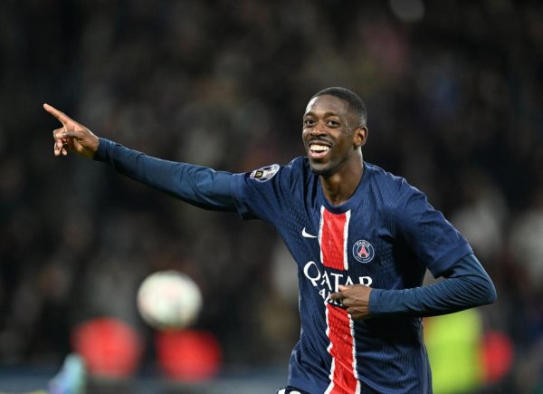 法甲-登贝莱梅开二度 巴黎3-1逆转领跑积分榜