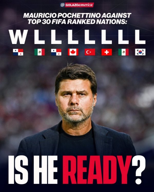 硬仗弗成？波切蒂诺捏教以来，好意思国对阵寰宇前三十球队1胜7负