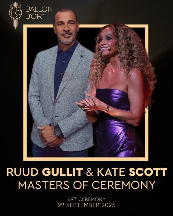 官方：古利特和凯特-斯科特将担任2025年金球奖授奖仪式主捏东谈主