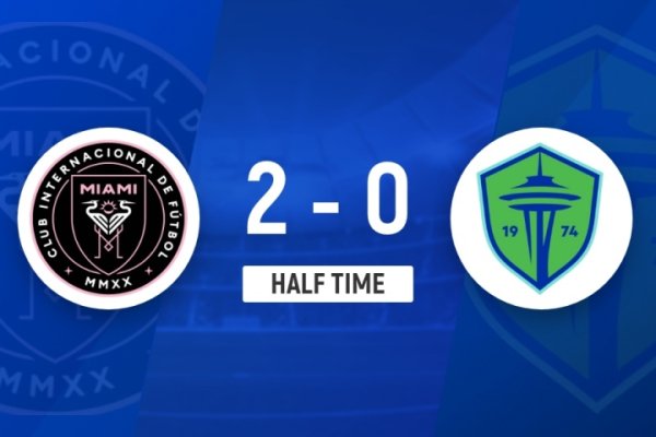 半场-迈阿密国外2-0西雅图海湾东谈主 梅西失单刀+与阿尔巴相互传射