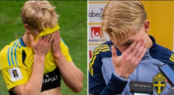 瑞典两大时尚作念饼被吐！贝里瓦尔赛后自责：这球该进的，我负全责