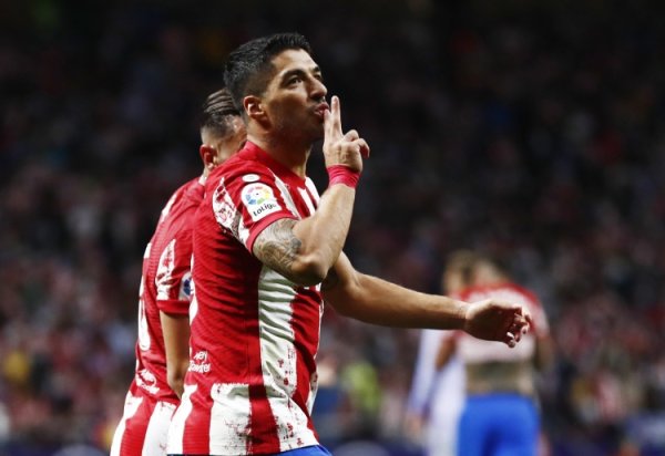 咱们的骄矜！马竞祝福苏亚雷斯：办事生计进球数达600球❤️🤍